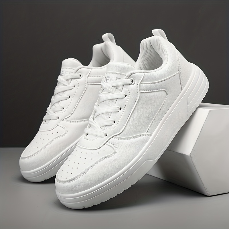 Match Up leather low trainers