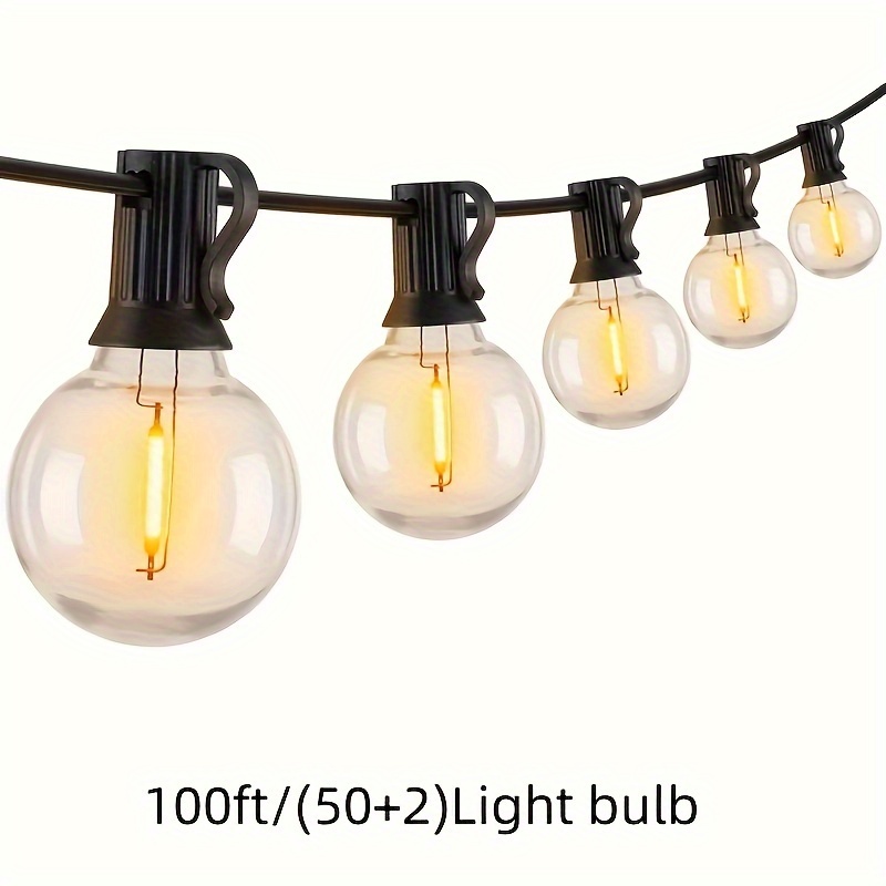 Nouvelle Guirlande Lumineuse À Boules Led G40 D'extérieur - Temu Canada