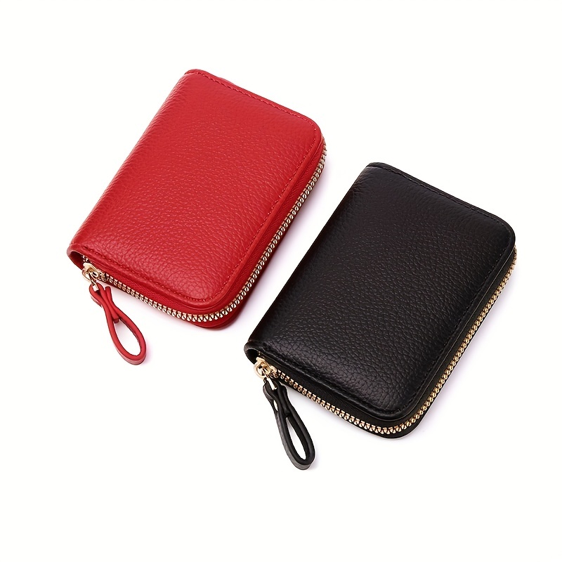 Men's RFID Blocking Card Bag Zipper Holder
