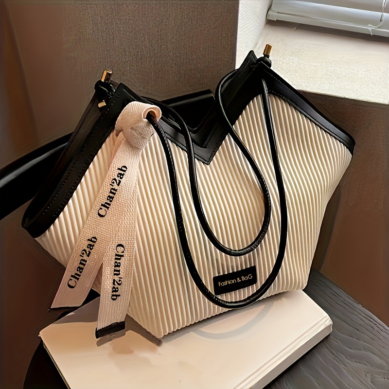 High quality tote 2023 new trend letter luxury women's shoulder bag large  capacity versatile female fashion flower shopping bag