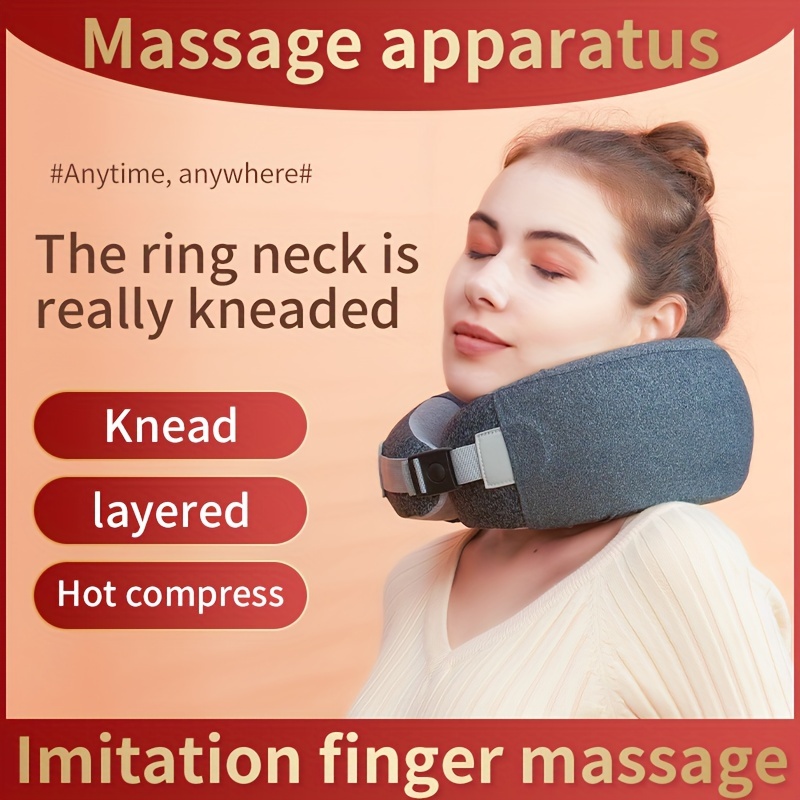 Neck And Shoulder Massager With Heat, Neck Massager, Deep Tissue, Back And Neck  Massager, 3d Deep Tissue Kneading Massage Pillow With Heat - Temu