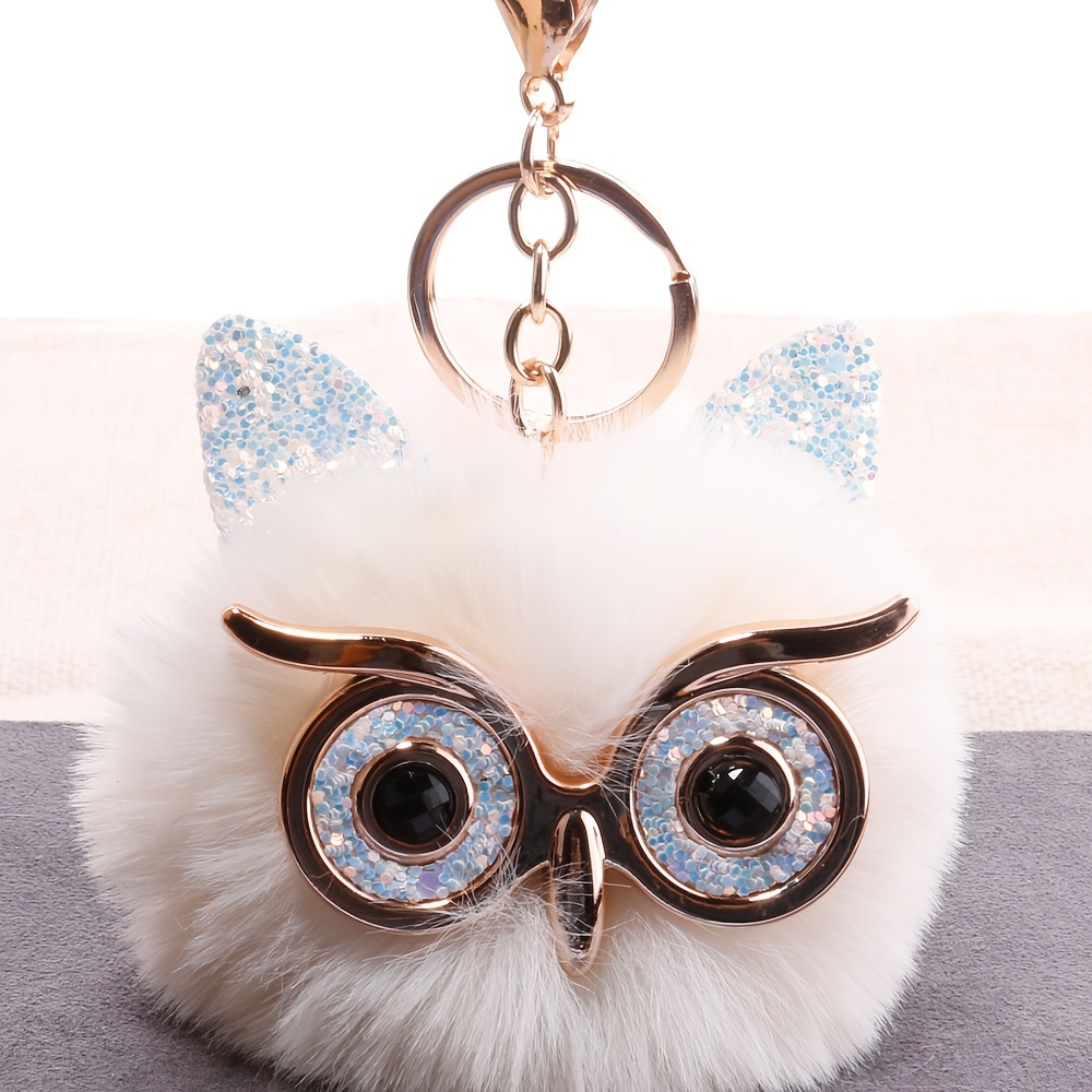 Owl w/ Pom Pom Bag Charm / Zipper Pull - Thailand – Lumily