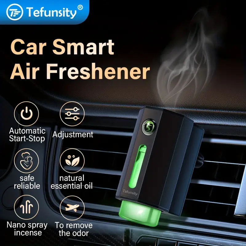 1pc Car Intelligent Aromatherapy Machine, Car Air Outlet Aromatherapy  Diffuser, Car Perfume, Car Interior Accessories