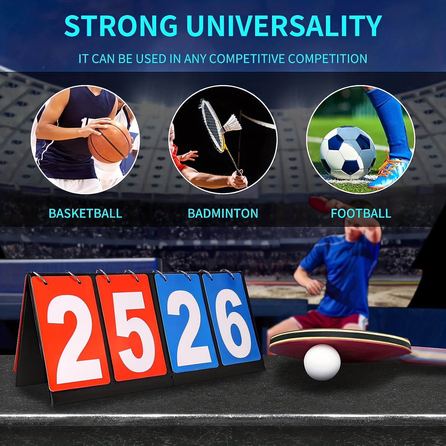 Marqueur de score manuel de table pour basket-ball – Sport Performances
