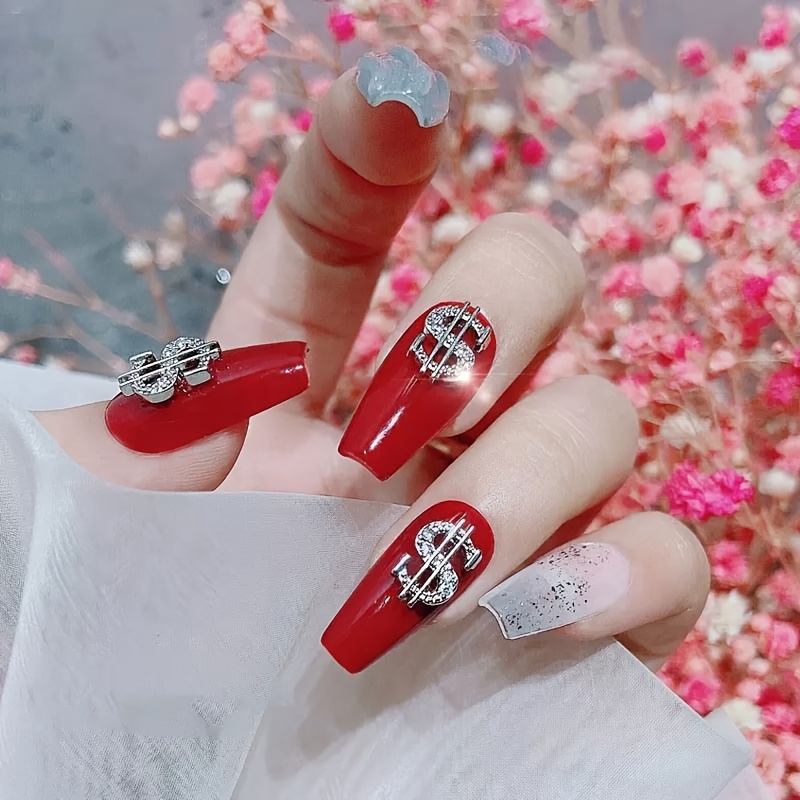 Louis Vuitton Nails  Red Acrylic Nails 