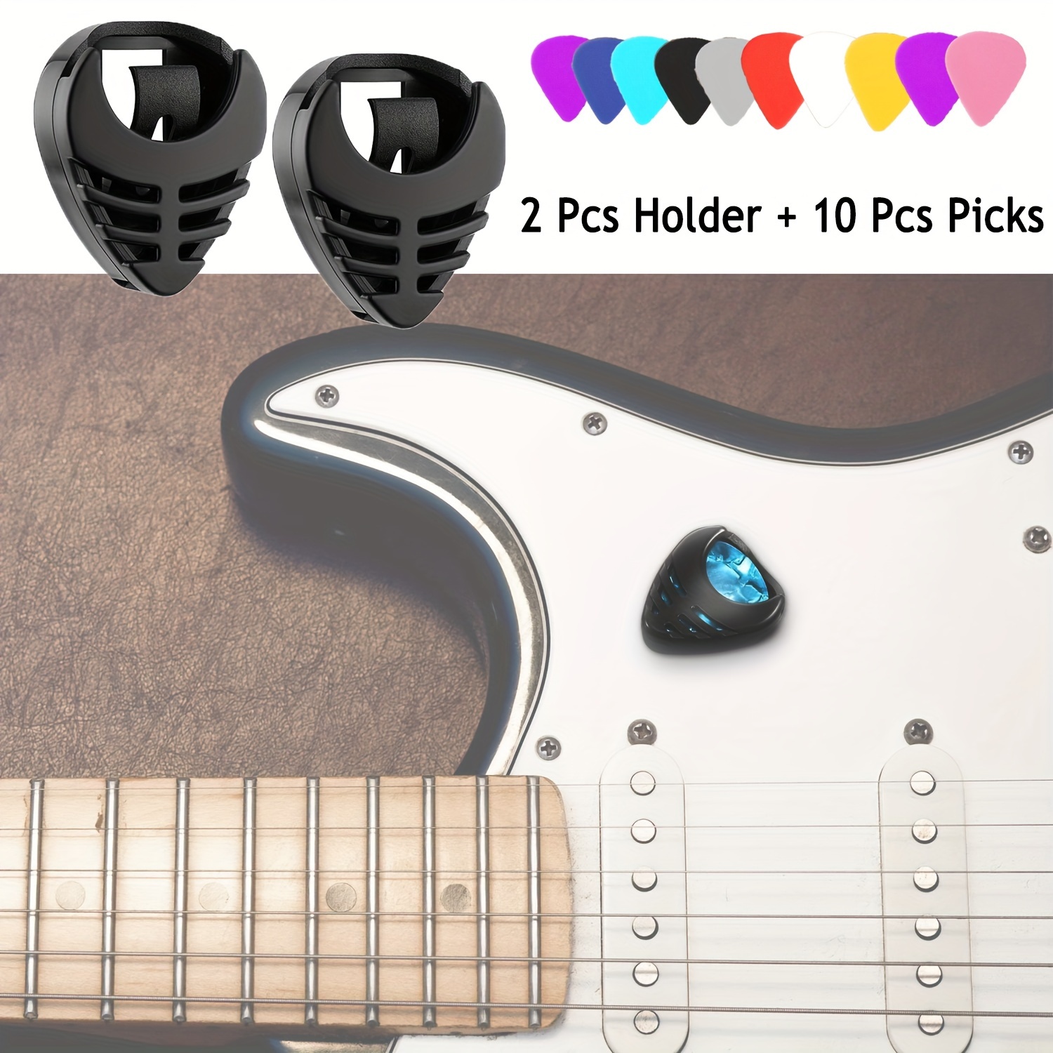 Guitare Médiators Guitare Accessoires 1mm Épaisseur Multicolore pour  Acoustique Guitare, Électrique Guitare, Basse Guitare Paquet de 50 