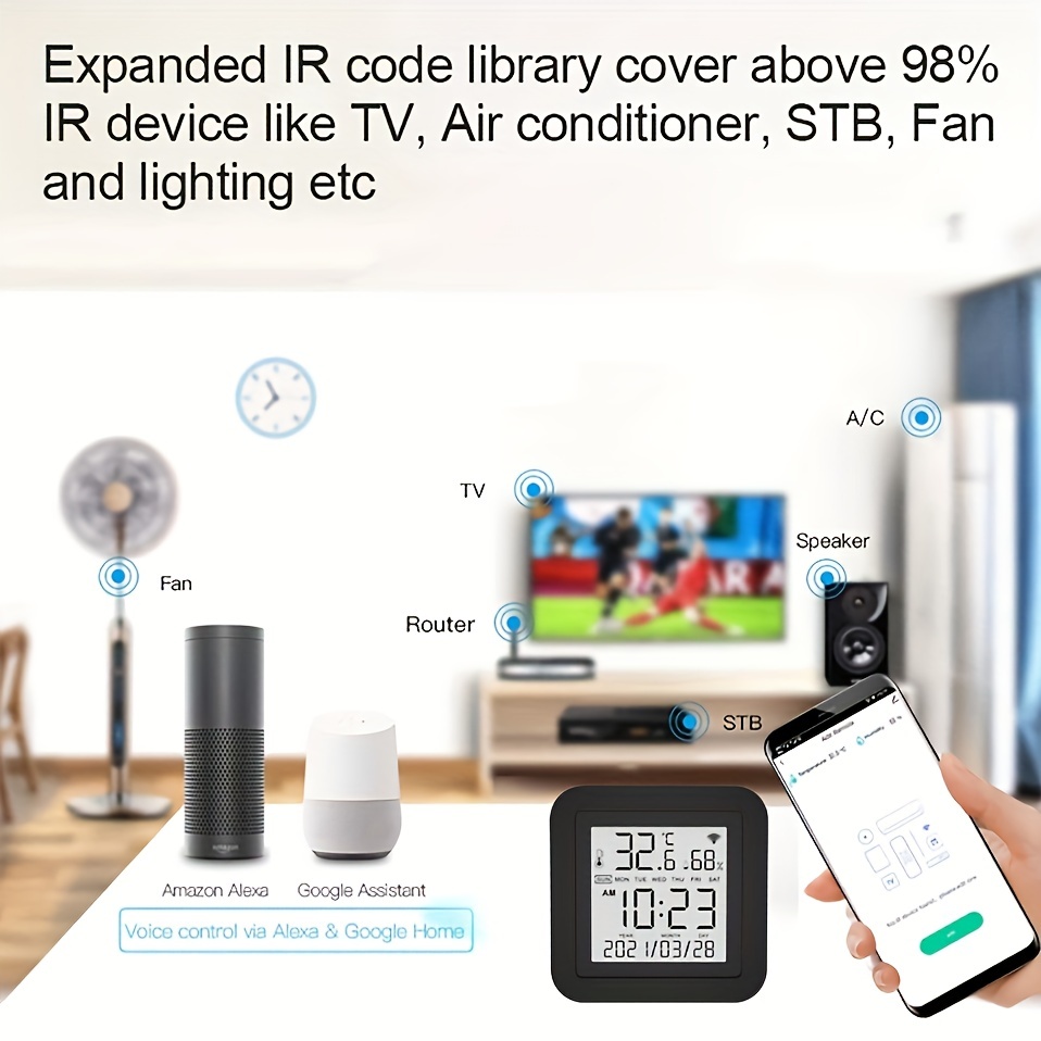 Working with Alexa Google Home Remote Control Iot Tuya Smart Home