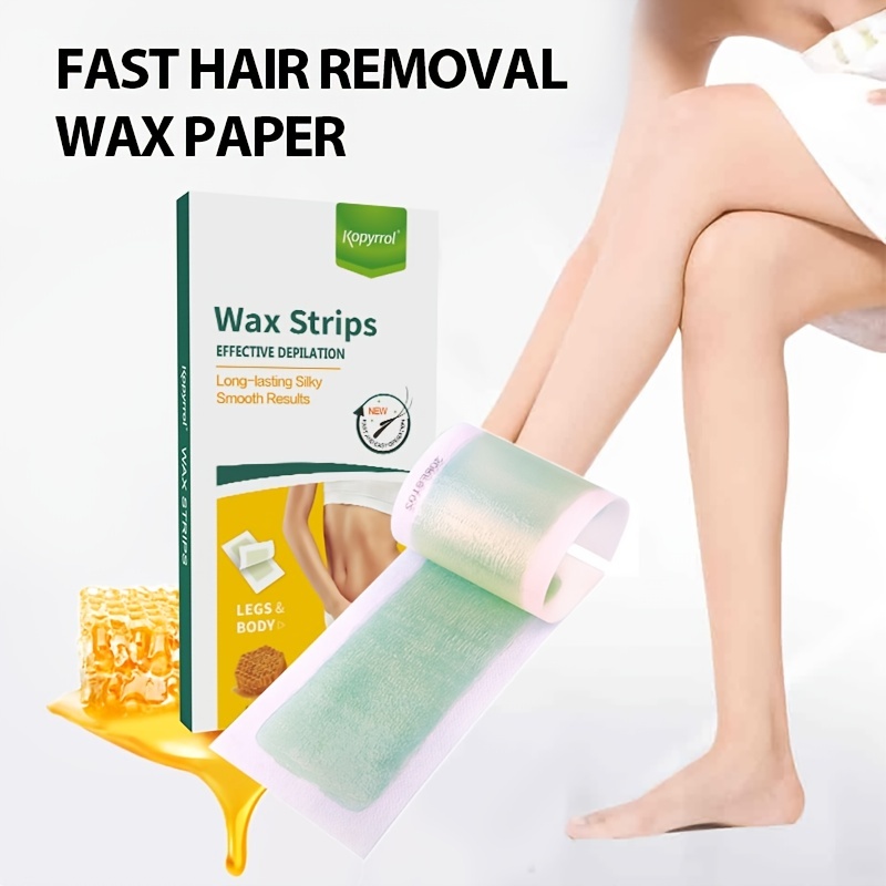 24pcs Painless Wax Strips for Face Legs Arms Underarm Bikini