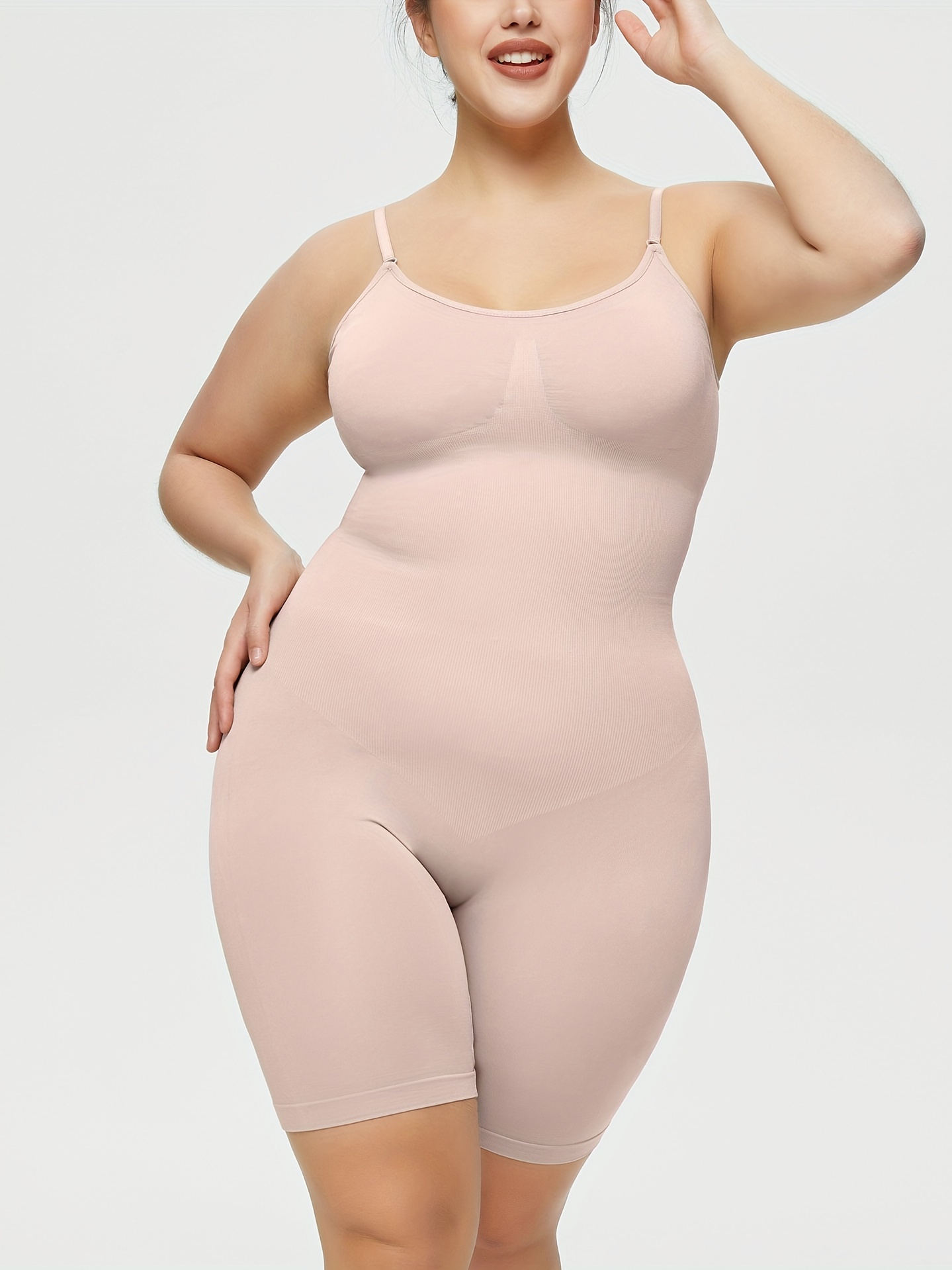 Plus Size Shapewear for Women Tummy Control Body Shaper Elastic