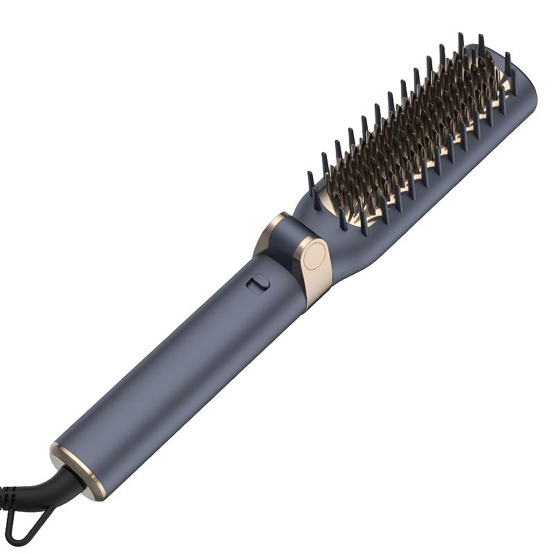 2 In 1 Folding Hot Brush Hair Straightener Brush Hair Straightening Comb  Negative Ion Heat Brush Hair Straightener Hair Brush Straightener For Women  Men | Shop On Temu And Start Saving | Temu
