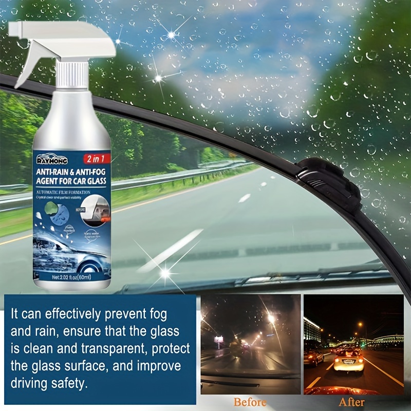 Anti Fog Spray Car Windshield Defogging Agent Glass Defogger For Automotive  Interior Glass And Mirrors To Prevent Fogging - 8.79oz