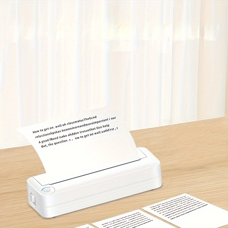 Mini Imprimante Mobile Portable Format Papier A4 Pour L'impression