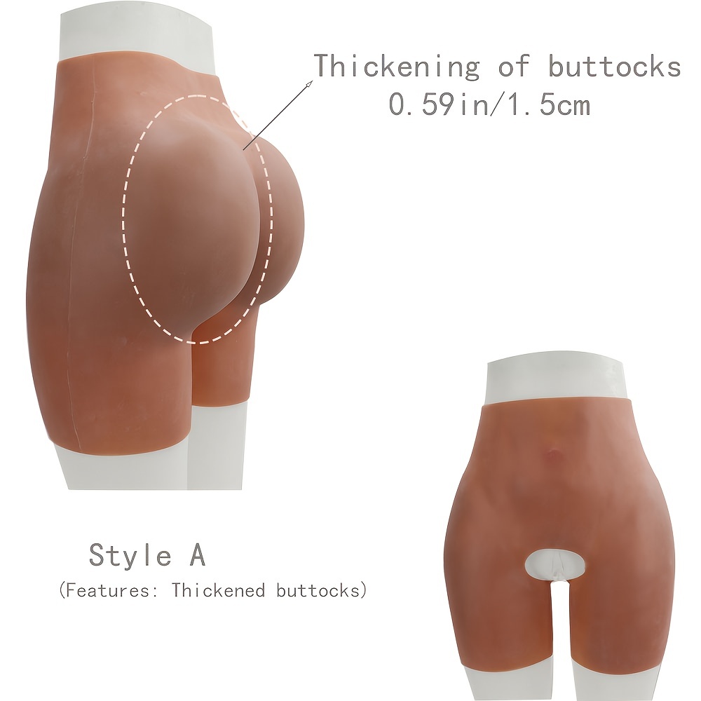 High Waist Silicone Big Buttocks Enhancing Pants Booty - Temu