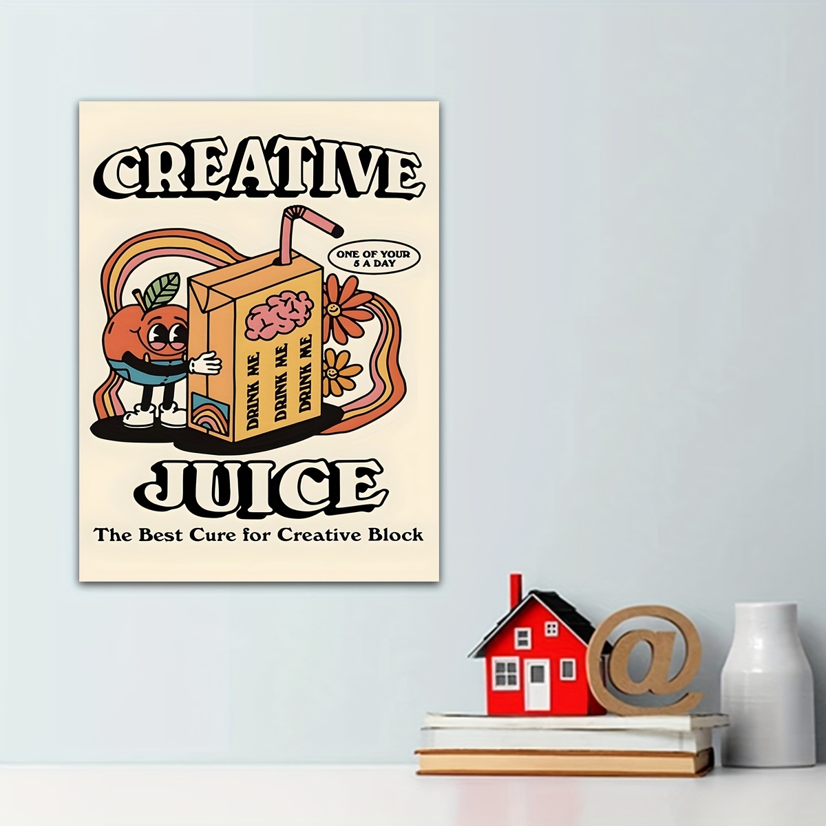 Canvas Poster, Creative Juice Poster, The Best Cure For Creative Block  Poster, Print Wall Picture, For Bedroom Living Room, Wall Decor, Canvas  Wall Art Decor, No Frame - Temu