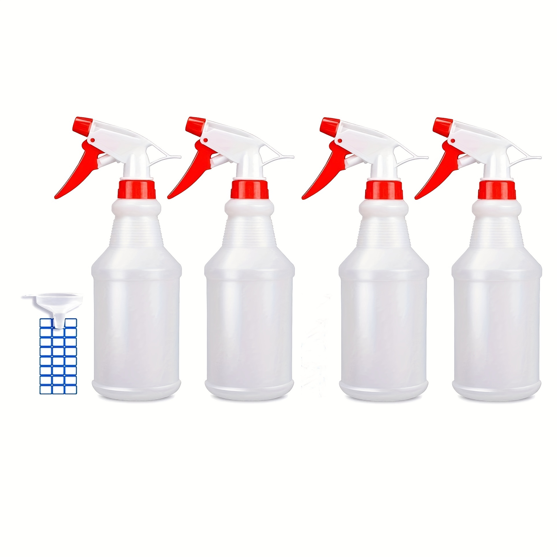 Johnbee Spray Bottle - Empty Spray Bottles (16oz/2Pack) - Spray Bottles for Cleaning Solutions / Plants / Bleach Spray / BBQ - with Adjustable Nozzle