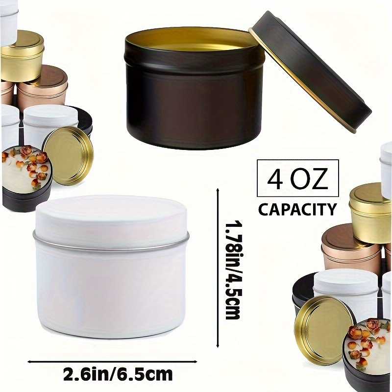 Diy Candle Making Kit With Tin Jars And Storage Case For Dry - Temu