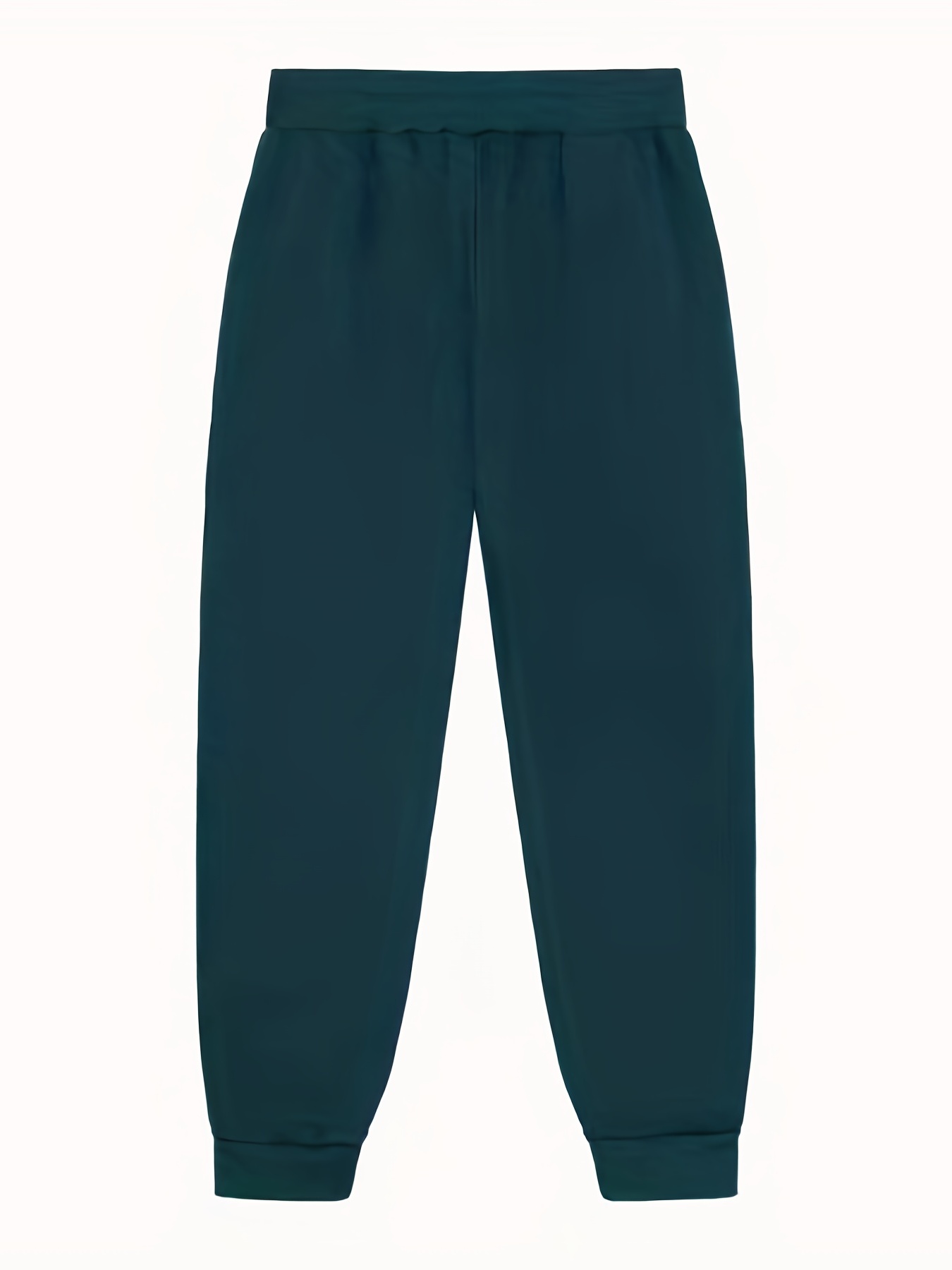 Chill Print Joggers Men's Casual Loose Fit Stretch Waist Drawstring Pants