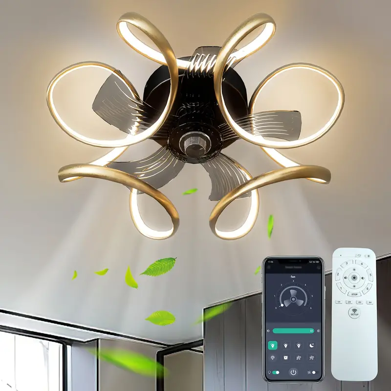 Ceiling Fans With Light Modern Small