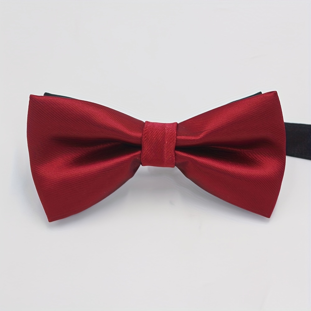 Satin Tie - Dark red - Men