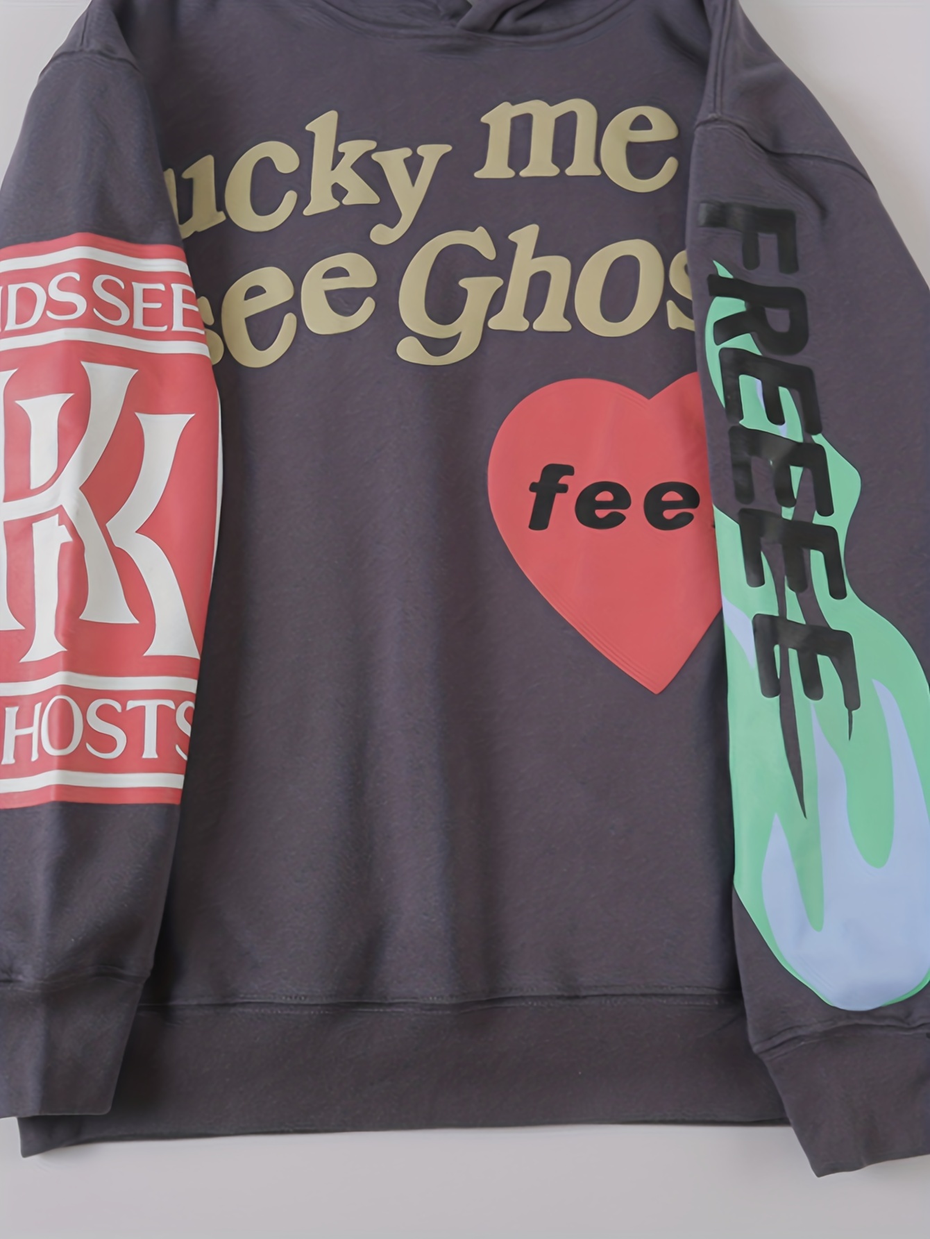 Lucky me I see ghosts hoodie real vs fake