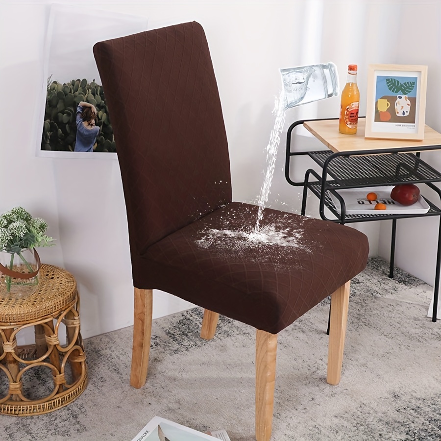 Faux fur best sale dining chair covers