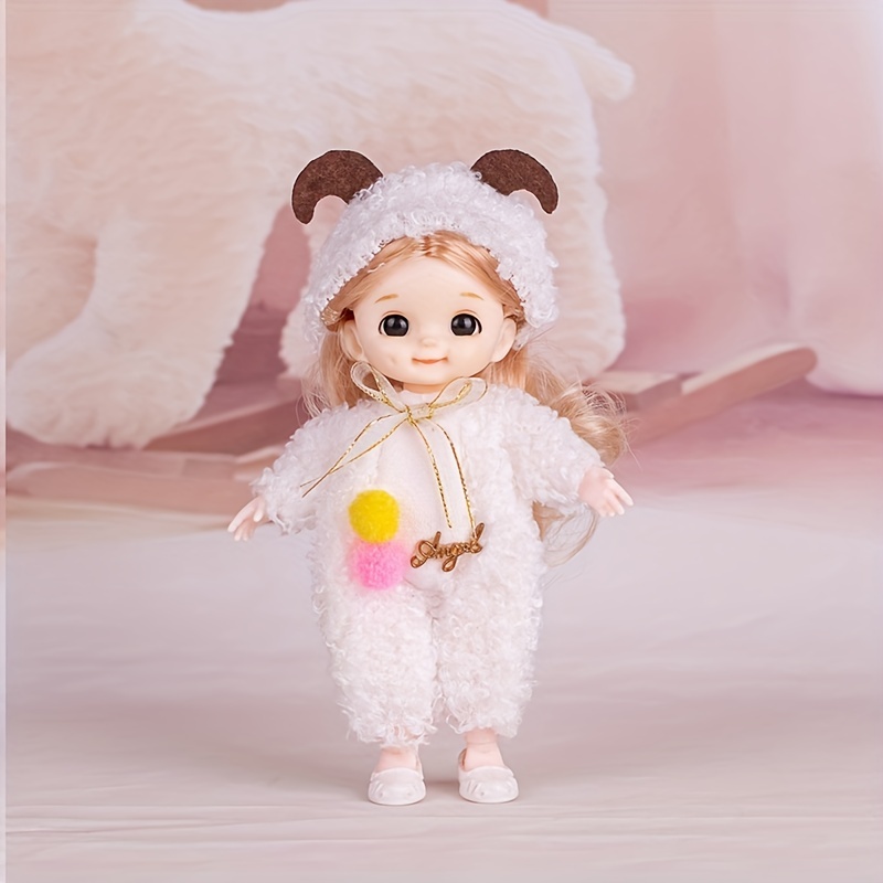 Cute Bunny Piglet Lamb Princess Dolls Exquisite Realistic Temu