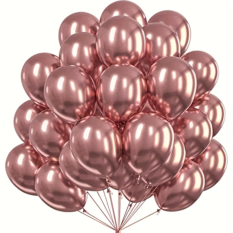30pcs, 5-inch Chrome Balloons - Perfect for Birthday, Wedding, Graduations, Anniversaries, And More for Halloween Christmas Easter gift -winter, new year, Easter Room Decor