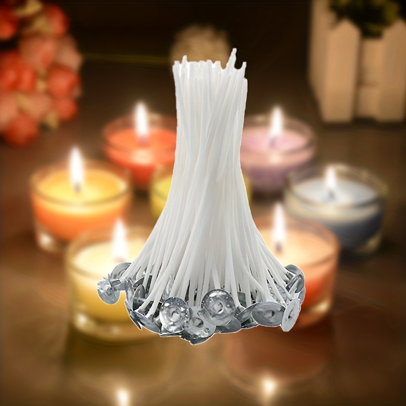 Candle Wicks Smokeless Wax Pure Cotton Core For Diy Candle - Temu