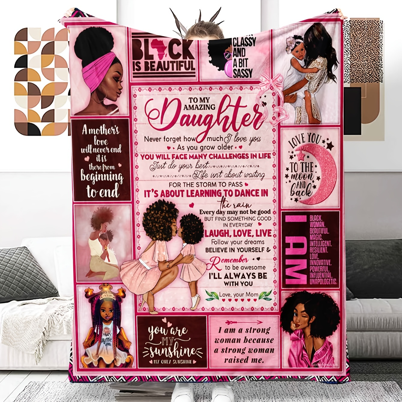 Gifts For Mom Mom Blanket For Daughter Birthday Gifts For - Temu