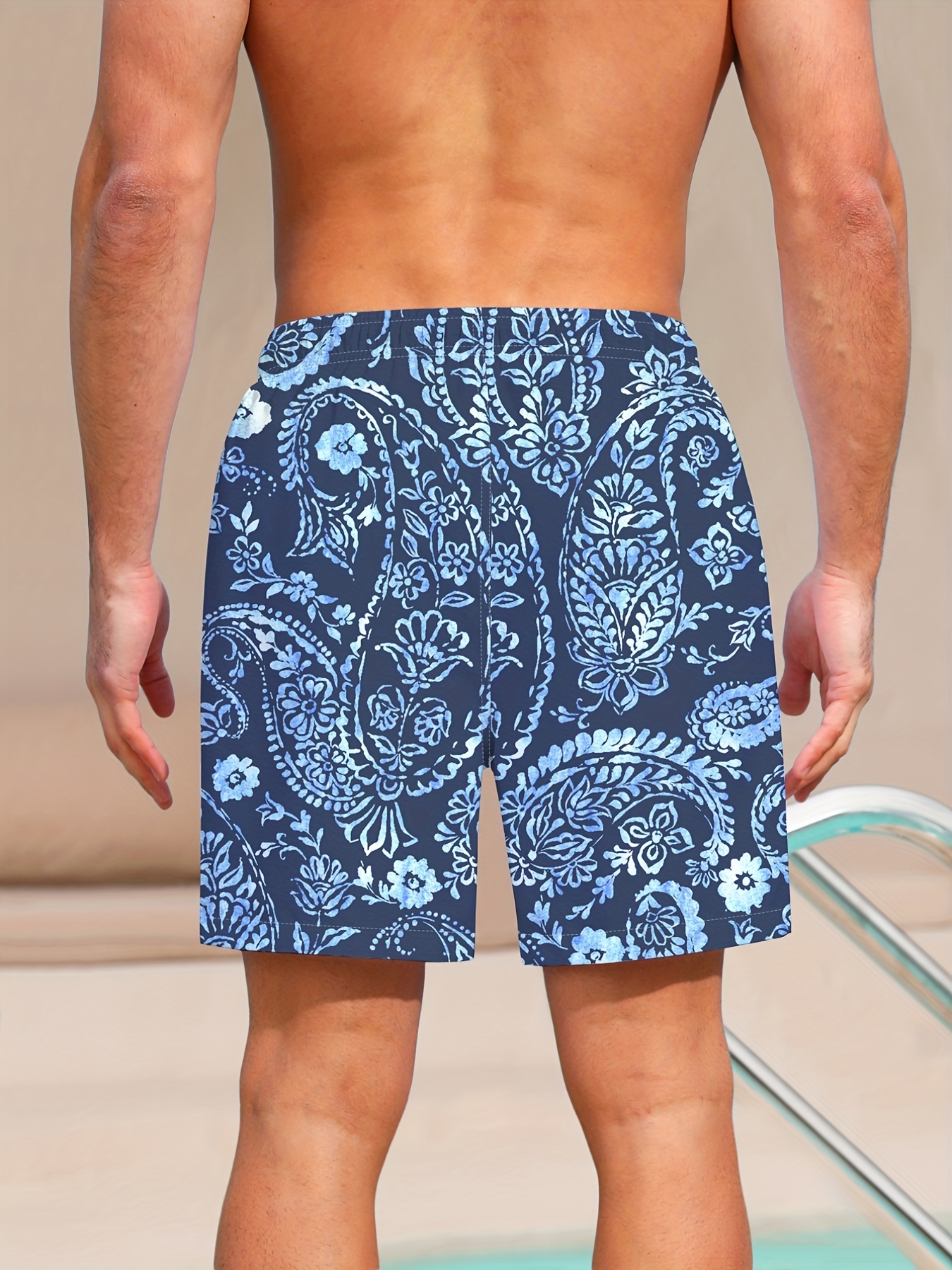 Men's Summer Beach Casual Fashion Shorts - Temu Israel