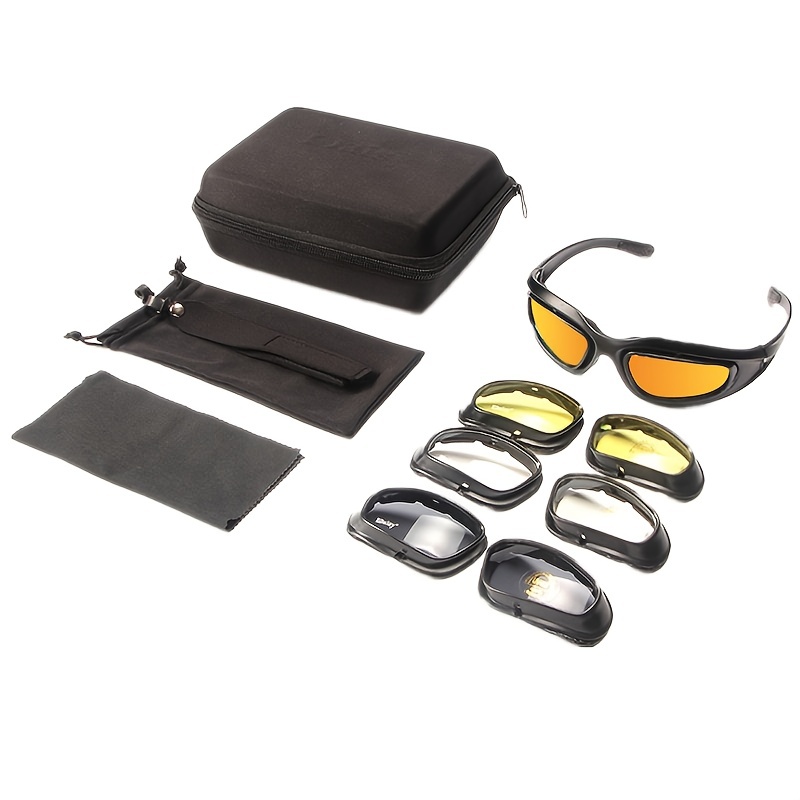 Polarized Tactical Sunglasses Outdoor Riding Dustproof - Temu Canada
