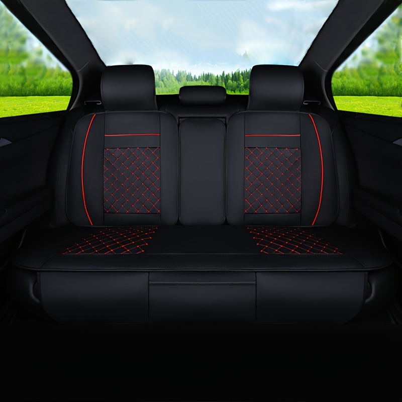 5 Seat Cover Cushion Set 6D Surround Breathable Luxury Car Seat Protec