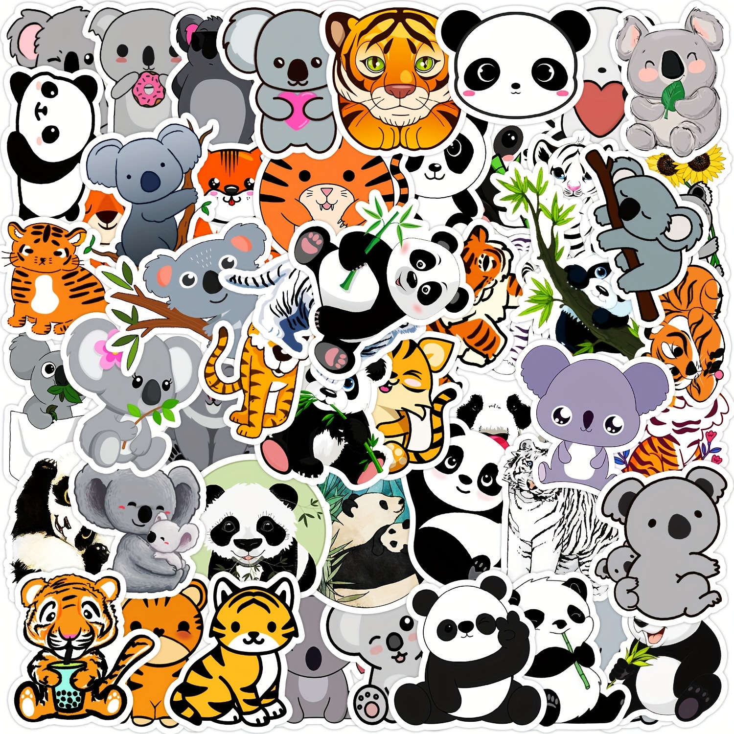 50pcs Decorative Stickers Monkey Animal Cartoon Series Phone Case Graffiti  Sticker Laptop Helmet Skateboard Waterproof Decoration DIY Creative Sticker