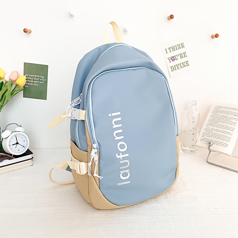 Letter Pattern Functional Backpack