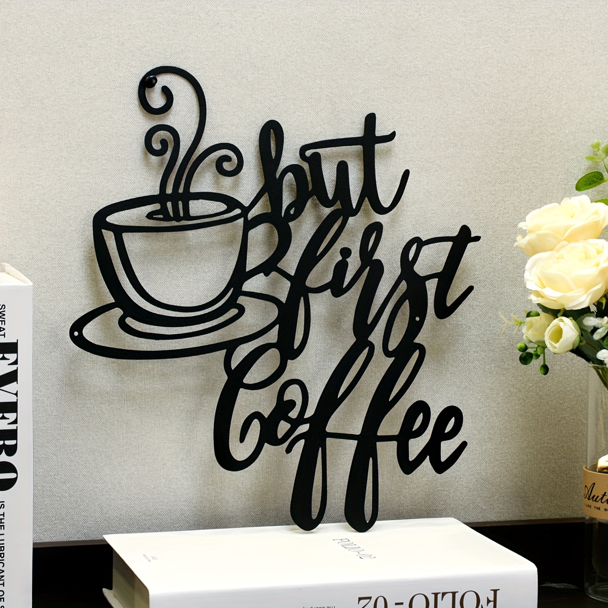 Coffee Sign Coffee And Tea Bar Sign Metal Hanging Wall Art - Temu