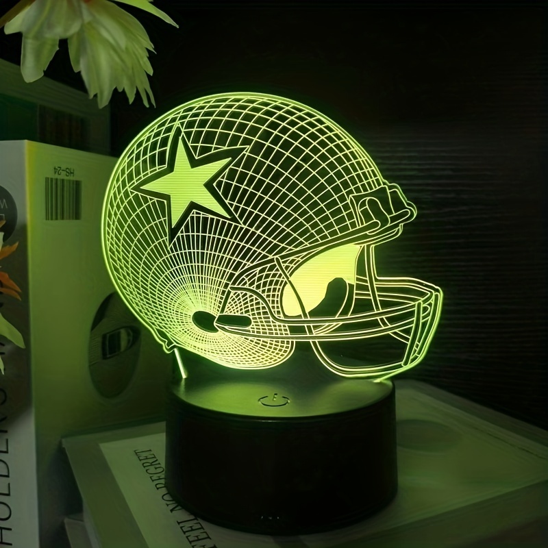 NFL Football Helmet Table Lamp