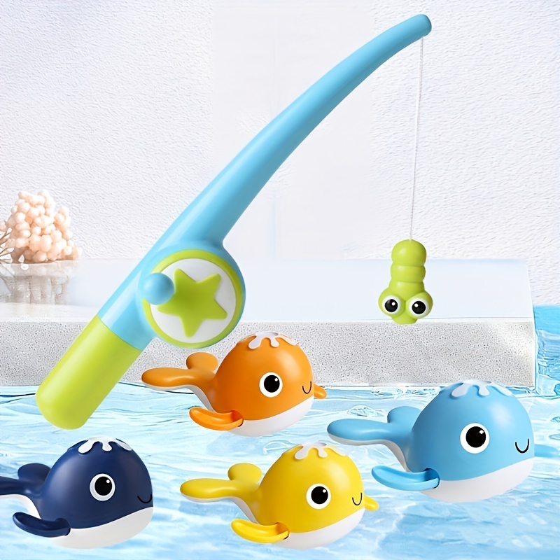 Fishing Bath Toys For Kids Girls Boys Toddlers Bathing 1-8 Year Old  Magnetic