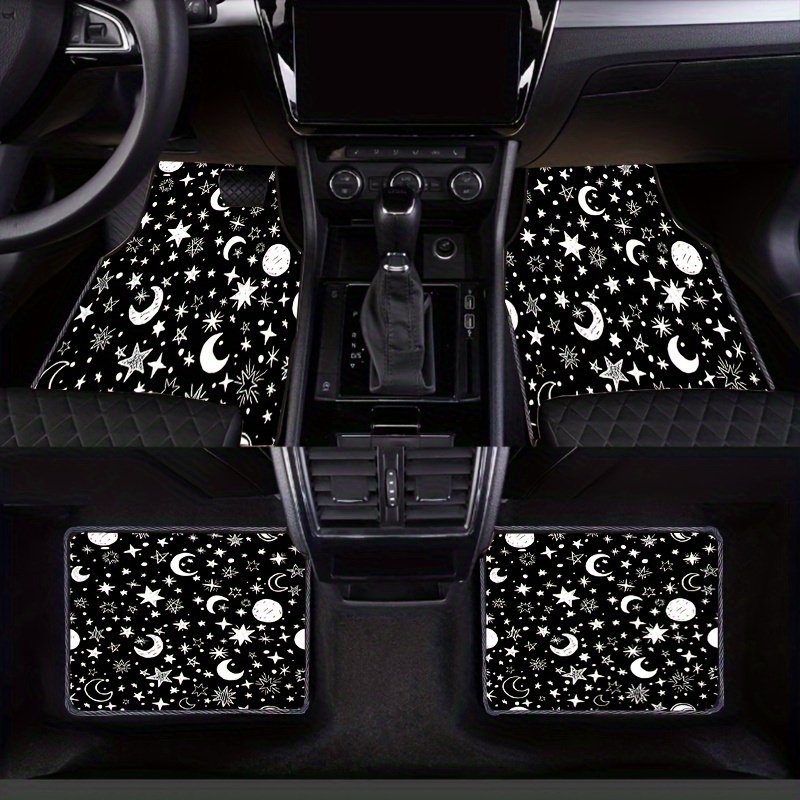 Stain Resistant Floor Mat Cars Moon Star Front Rear Anti - Temu