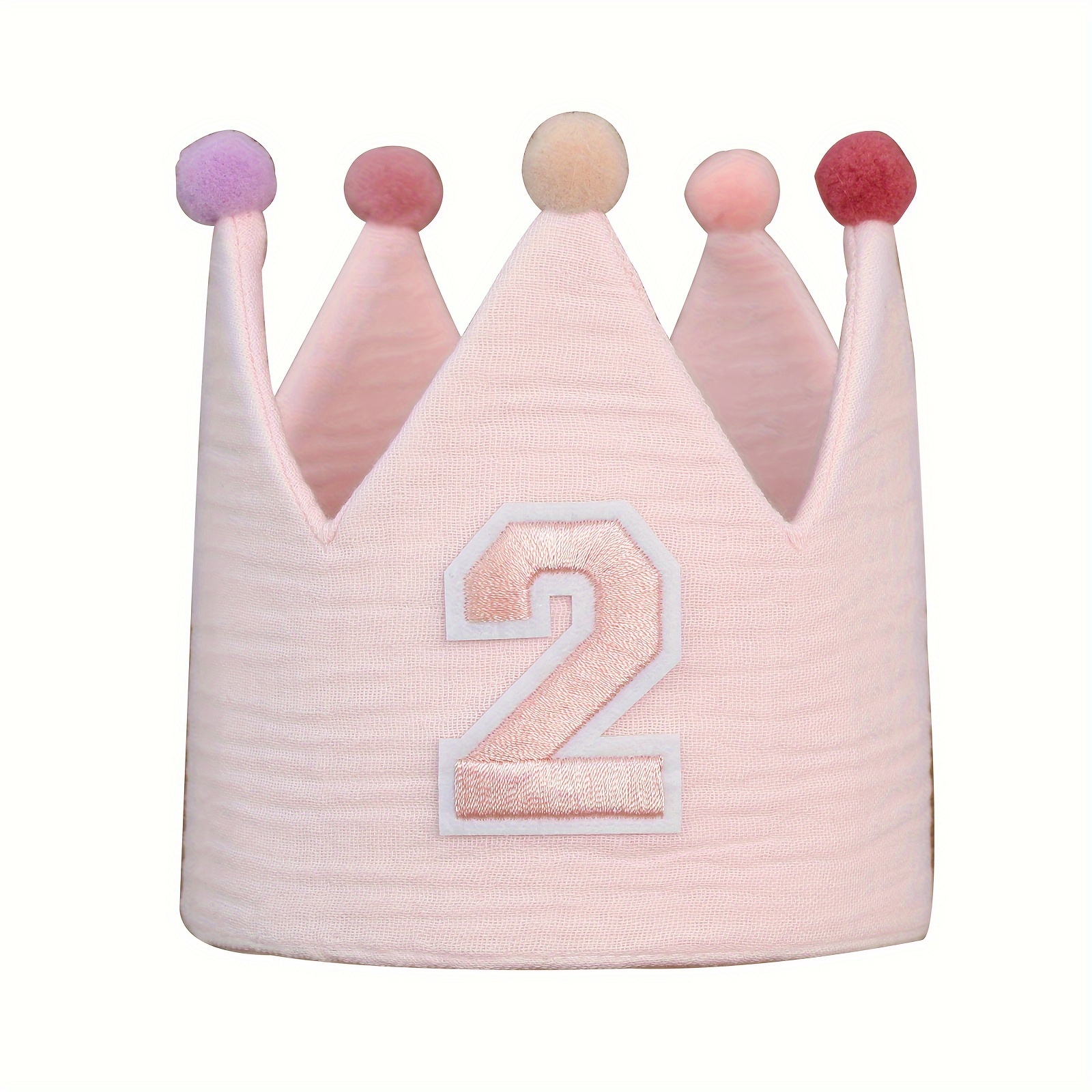 1개 1세 2세 3세 생일모자 핑크 생일왕관 남아 여아용 분위기 드레스업 헤드웨어 포토부츠 소품 휴일 장식 - Temu Republic  of Korea, image size:1600x1600