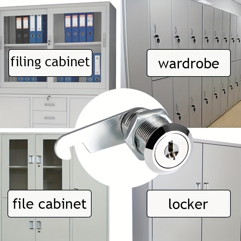 Replacement Desk Drawer Lock Keyed File Cabinet Doors Box Locker