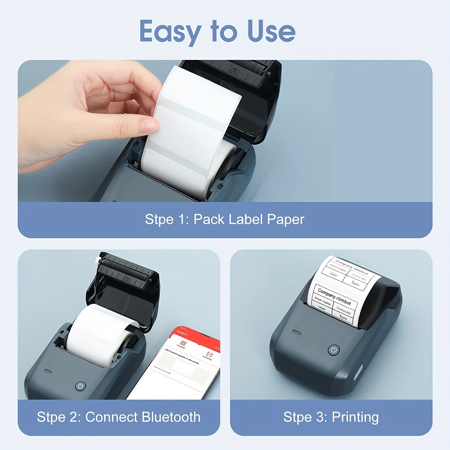 NIMBOT B21 Smart Label Printer User Guide