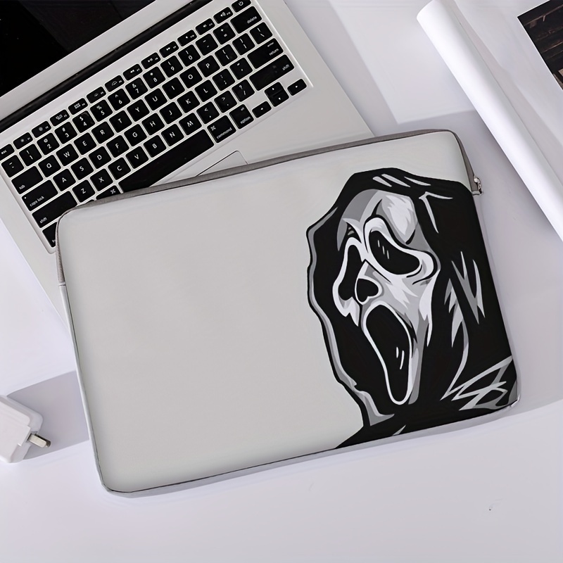 Smile Face Print Laptop Bag Simple Briefcase Laptop - Temu