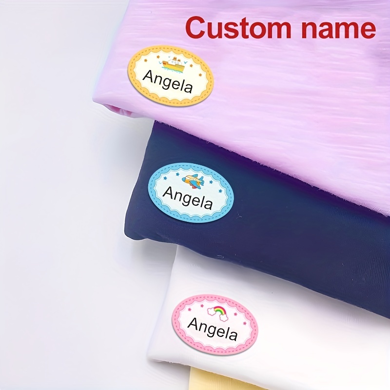 12/24 Custom Leather Name Labels Personalize Clothing Iron - Temu