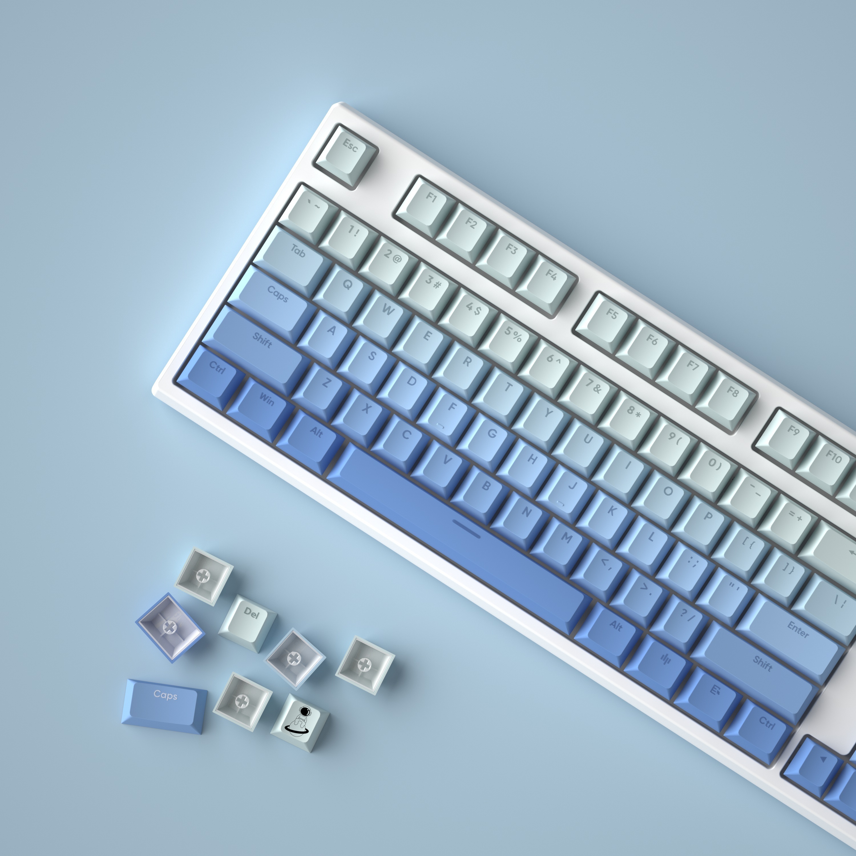 Cherry Profile Keycap Set, Keyboard Keycaps German