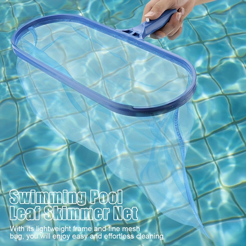 Swimming Pool Skimmer Net Rubbish Cleaning Rake Mesh Leaf - Temu