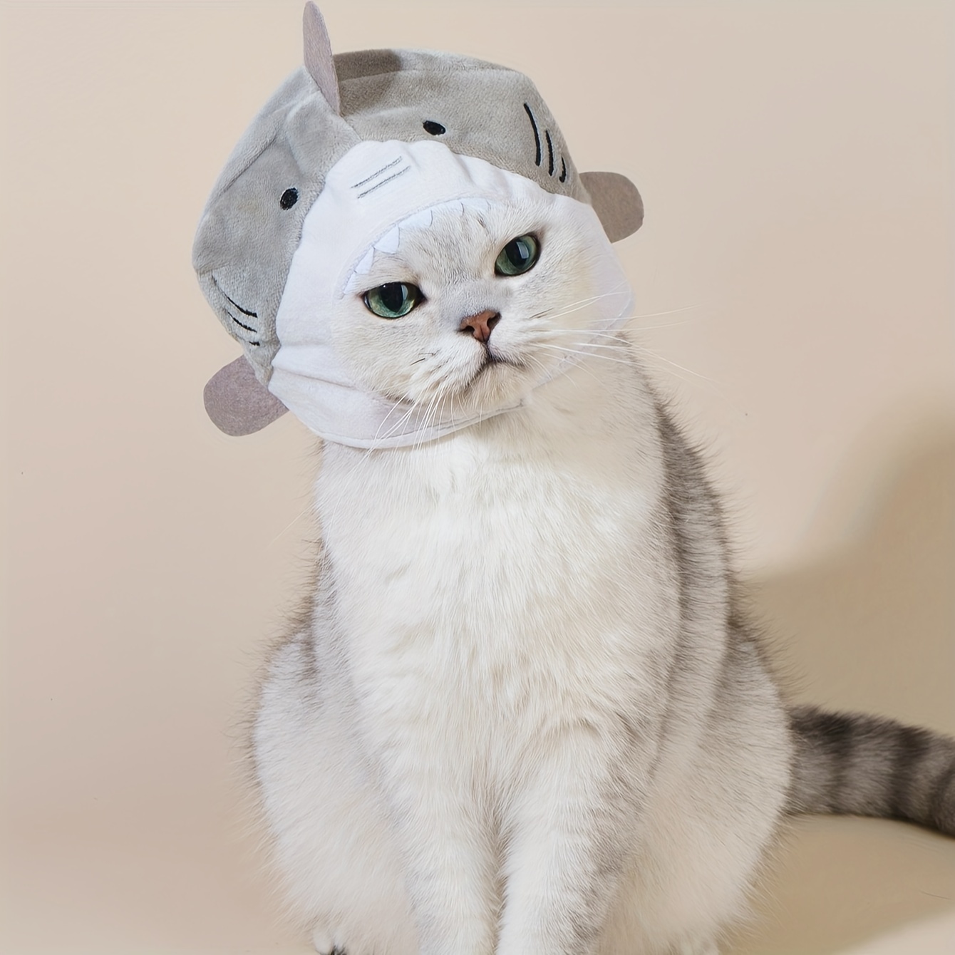 1pc Cute Cartoon Shark Design Cat Hat Creative Pet Dressing Headwear  Suitable For Small Cats And Dogs Decoration Headgear Photo Props - Pet  Supplies - Temu United Arab Emirates