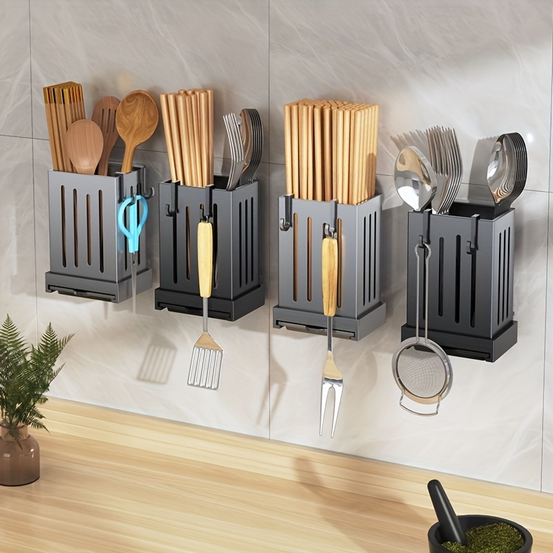 1pc, Porta Utensili Da Cucina, Gabbia Per Bacchette, Porta Utensili Da  Cucina A Parete, Porta Bacchette Rimovibili, Porta Bacchette, Porta Utensili  Da Cucina Decorativo, Forniture Da Cucina - Temu Switzerland