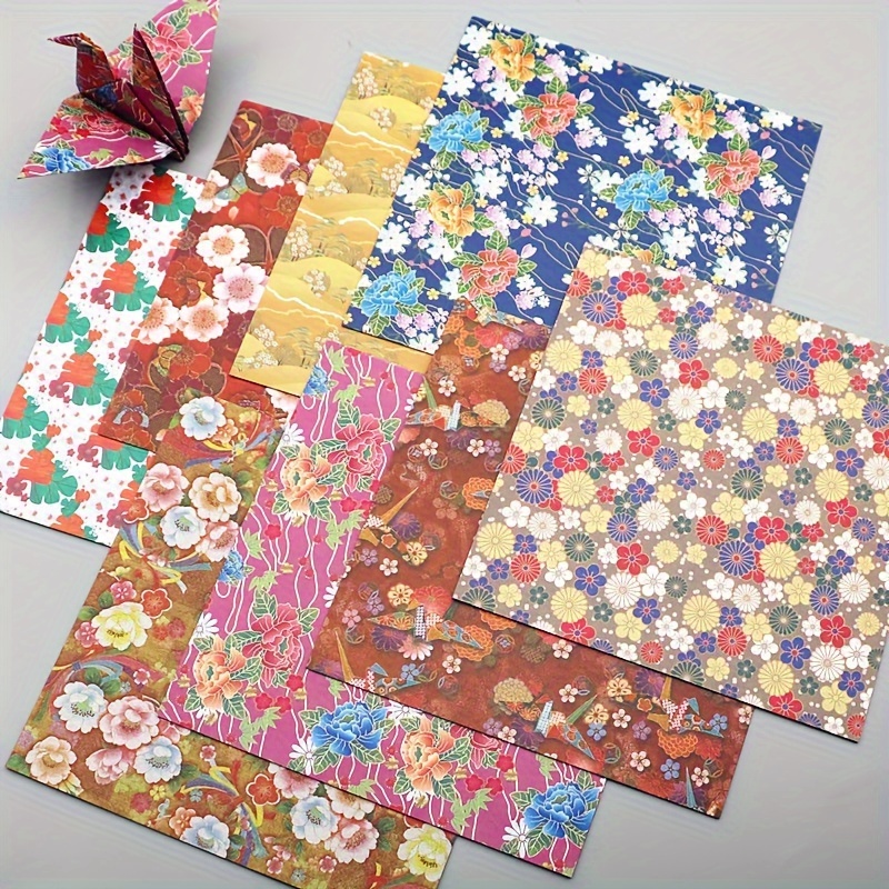 100 fogli di carta per origami 15 x 15 cm - multicolore