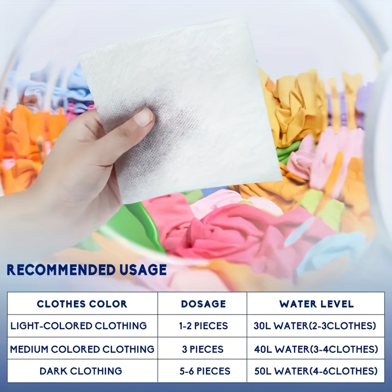 Eco-Clean Colour Catcher 72 sheets Prevents Colour Runs