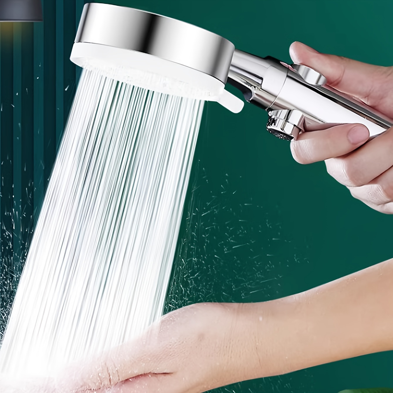 Comprar Cabezal de ducha de alta presión con filtro Ducha presurizada  ajustable de 3 modos Ahorro de agua ecológico Parada de una tecla Masaje de  agua Accesorios de baño